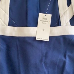 Banana Republic Blue and White Dress Size 8